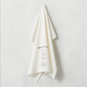 Hearth & Hand Hot Cocoa Recipe Flour Sack Towel